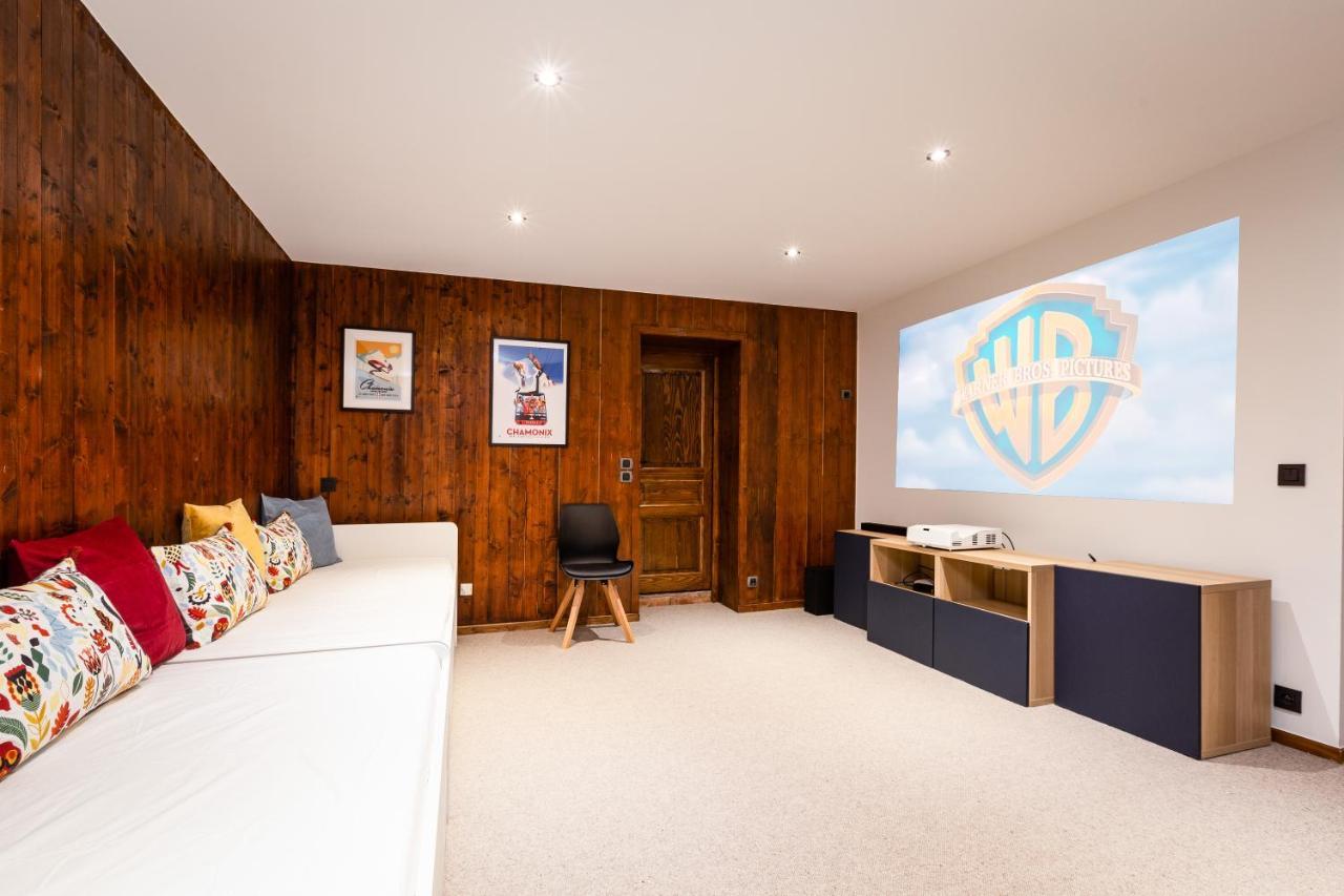 Chalet Les Praz - 280Sqm - Sauna Cinema Fitness - 5 Bedrooms In Heart Of Les Praz - By Cozee Rentals Chamonix Luaran gambar
